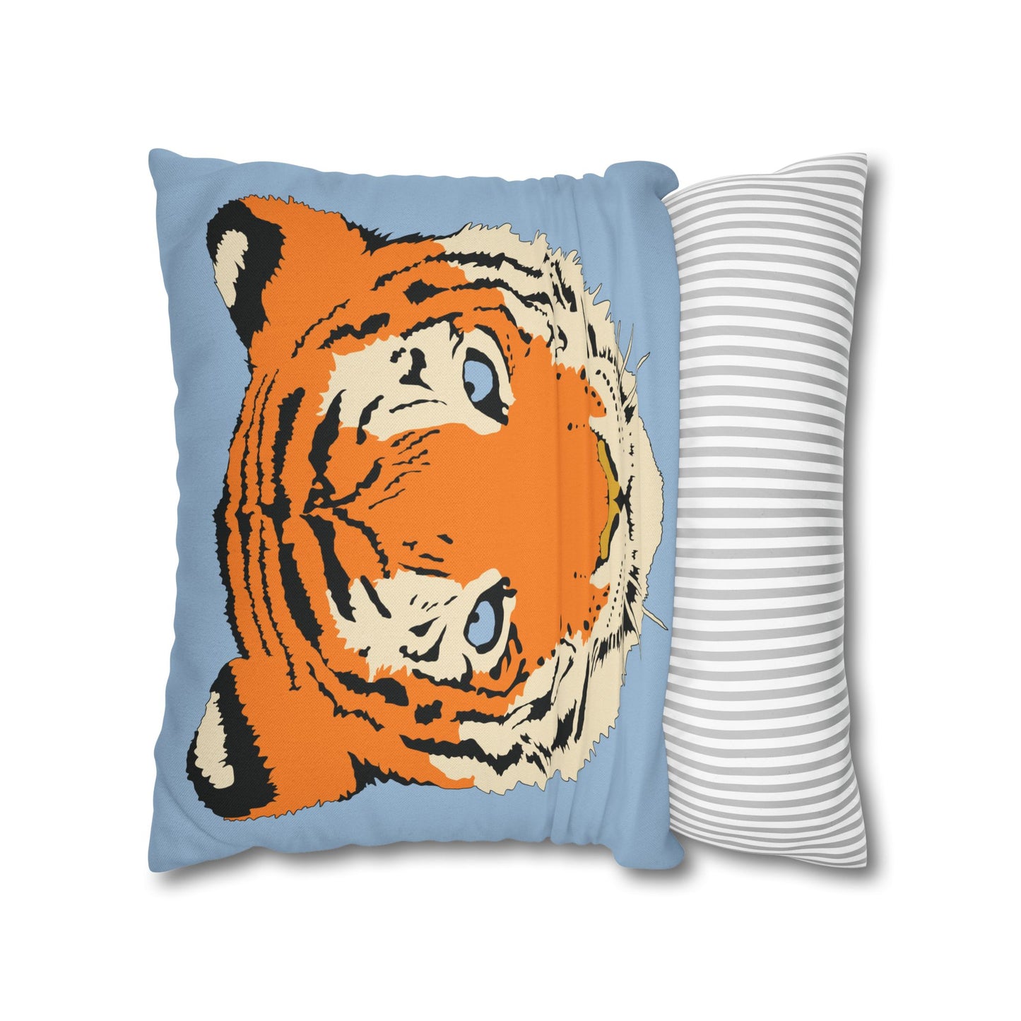 Tiger Blue Pillow Cover