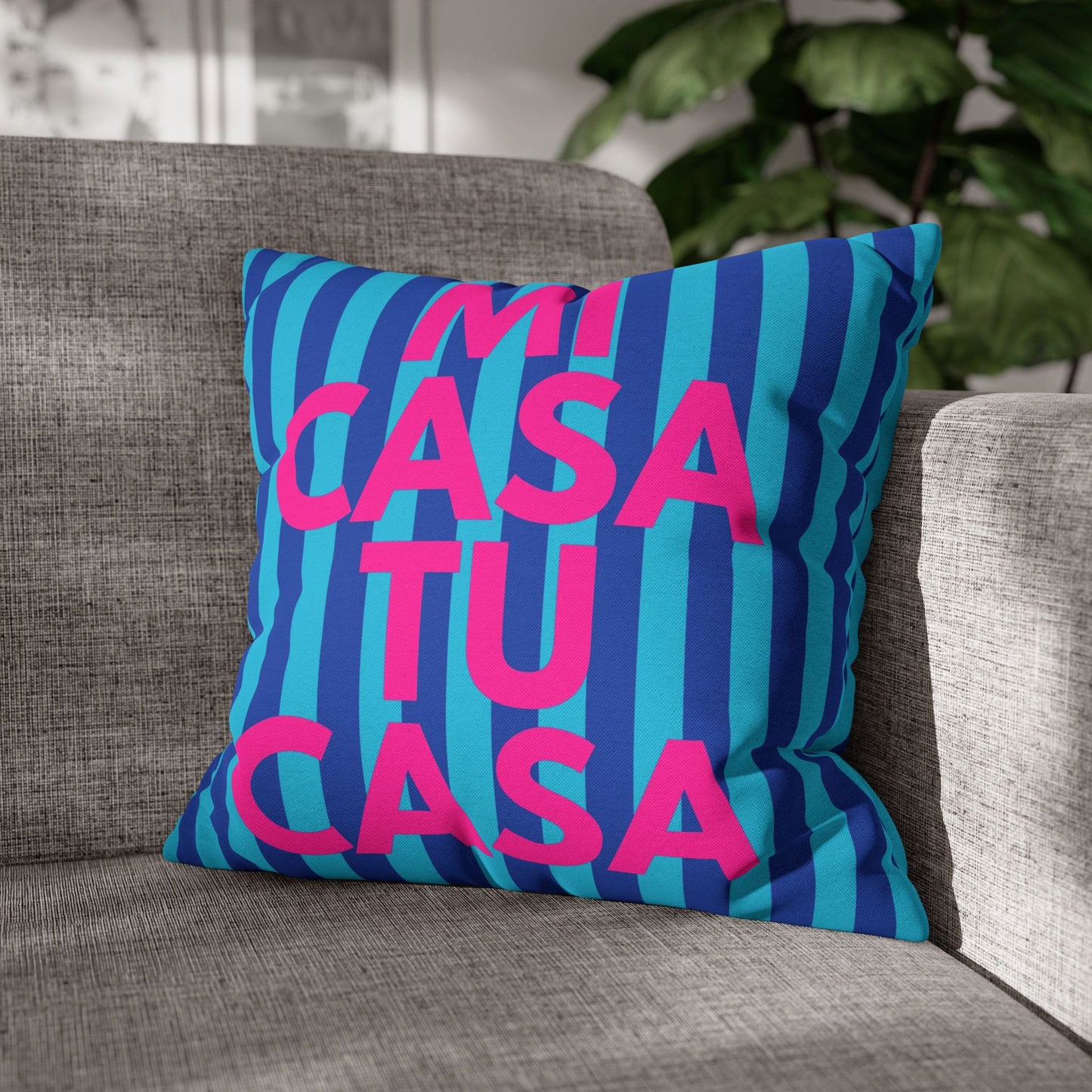 Mi Casa Tu Casa Pillow Cover