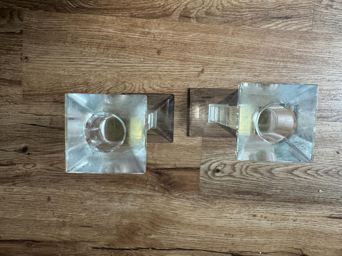 Vintage Crystal Candle Holders Candlesticks Marquis by Waterford, Set of 2