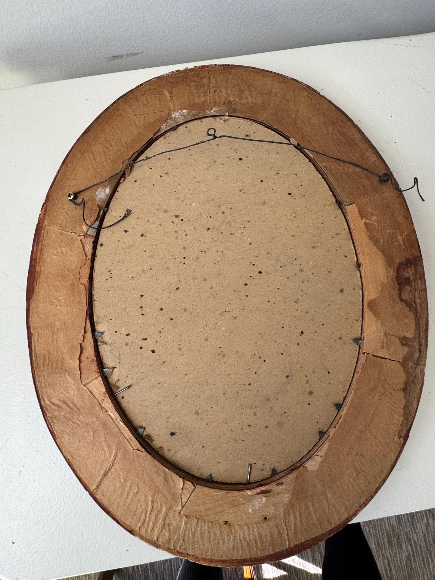 Antique Wood Oval Frame Jennie Lind Portrait Vintag, Original Wood framed print- Beautiful Victorian Woman Portrait, Collectible Oval Frame
