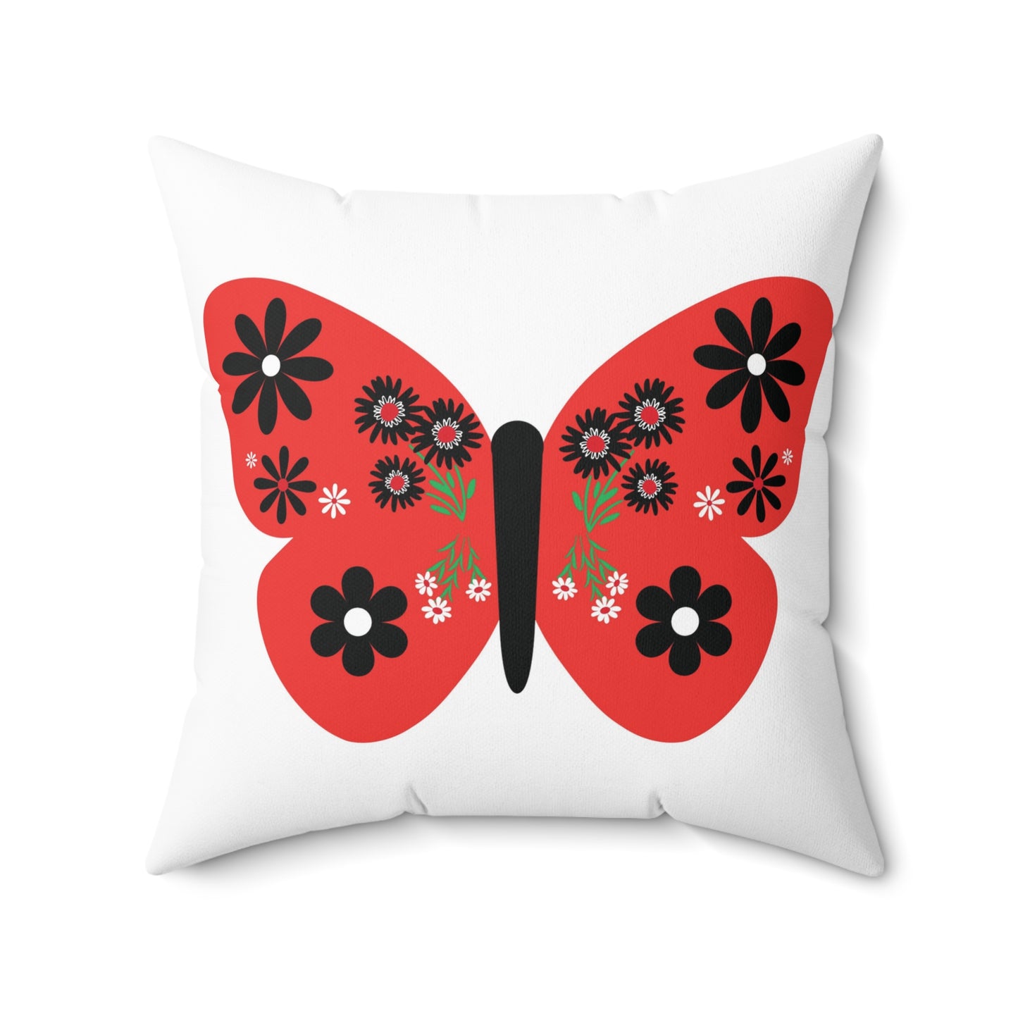 Red Butterfly Pillow