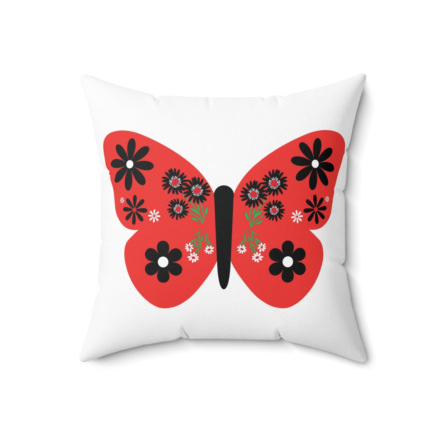 Red Butterfly Pillow