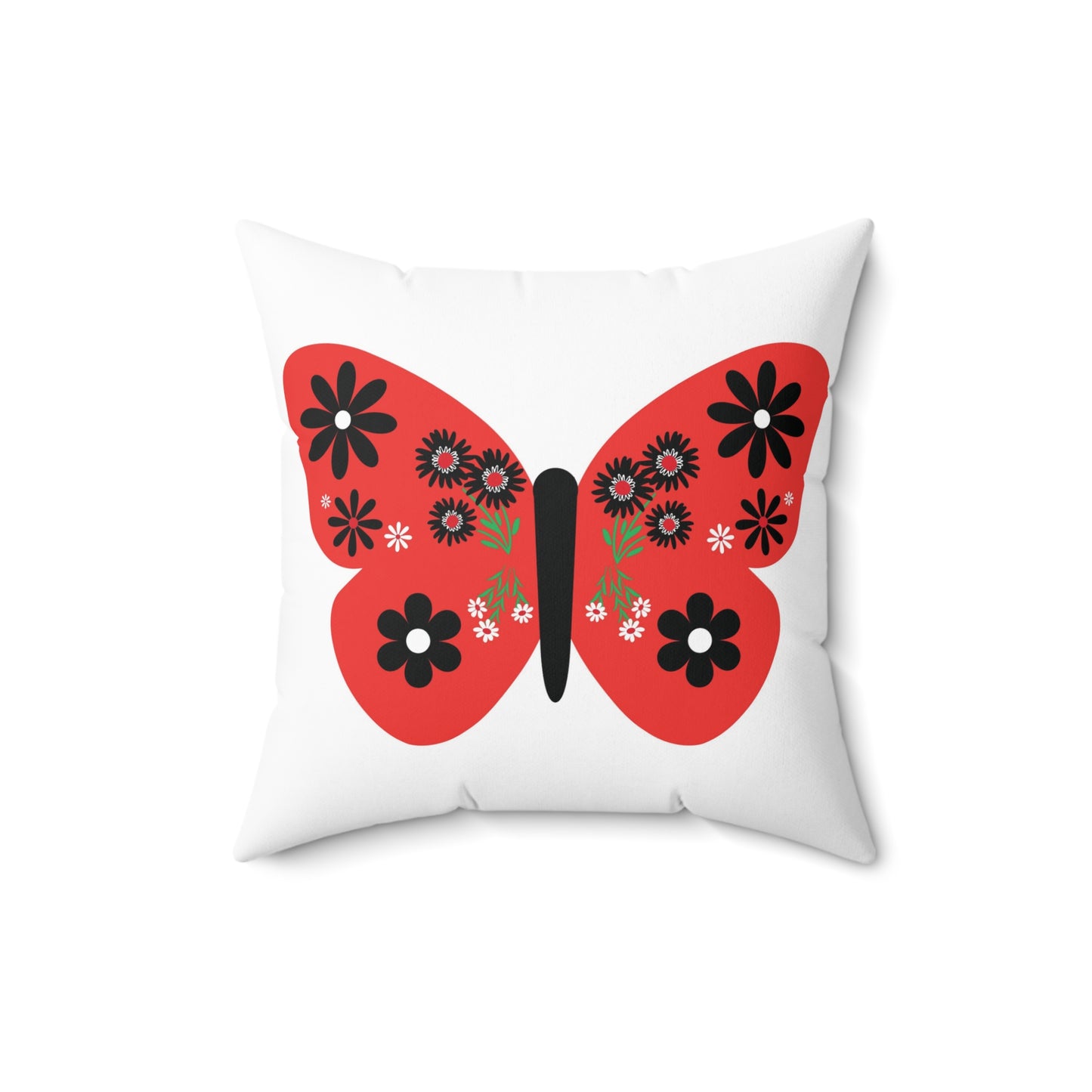 Red Butterfly Pillow