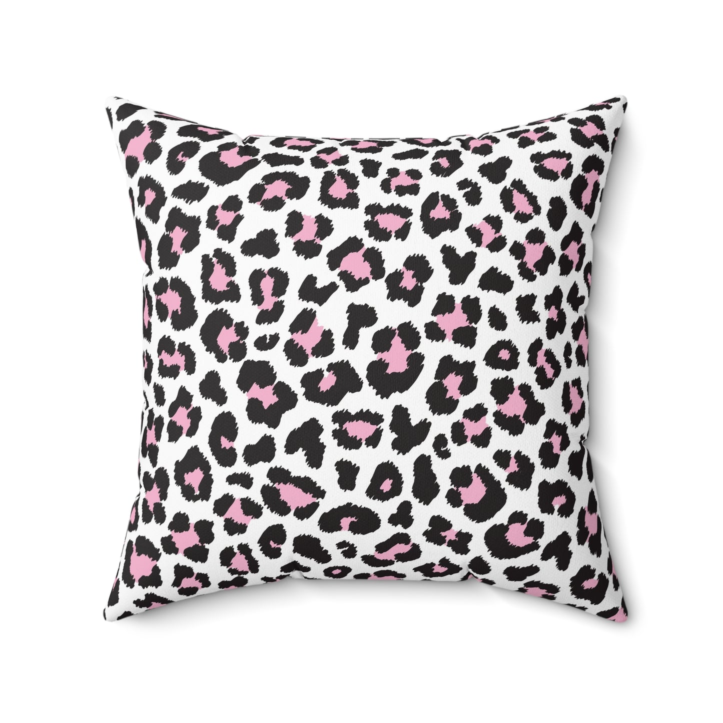 Two Sided Pink & Leopard Pillow