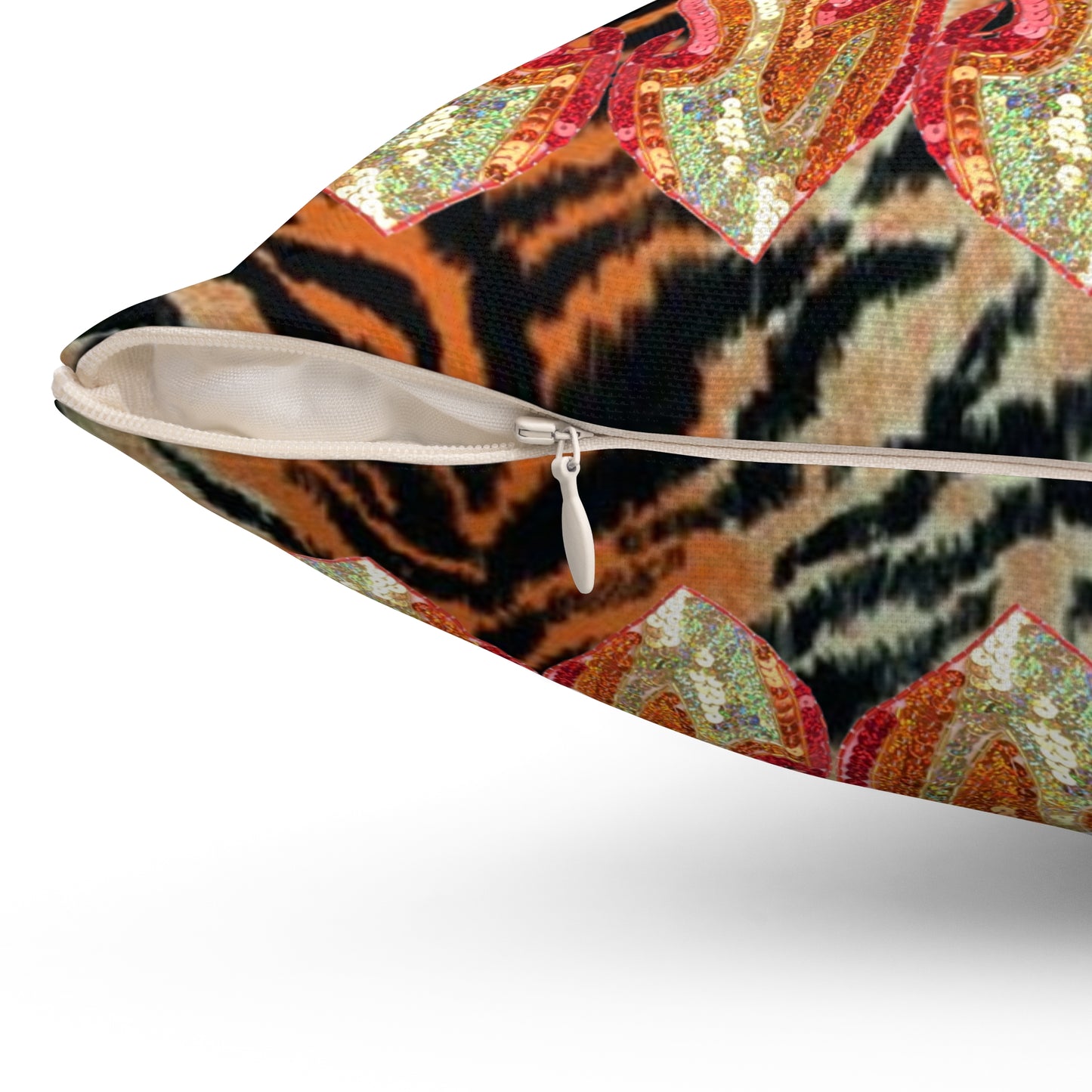 Flaming Tiger 3D Pillow