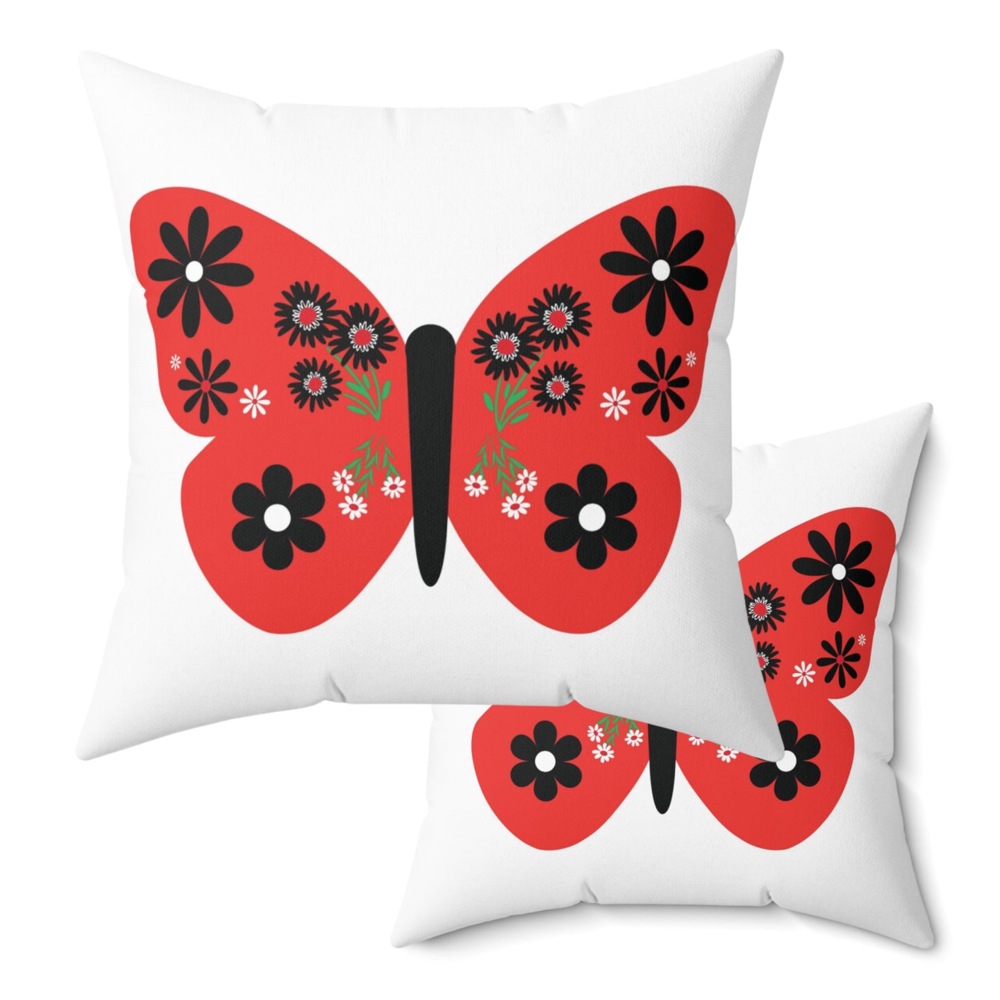 Red Butterfly Pillow