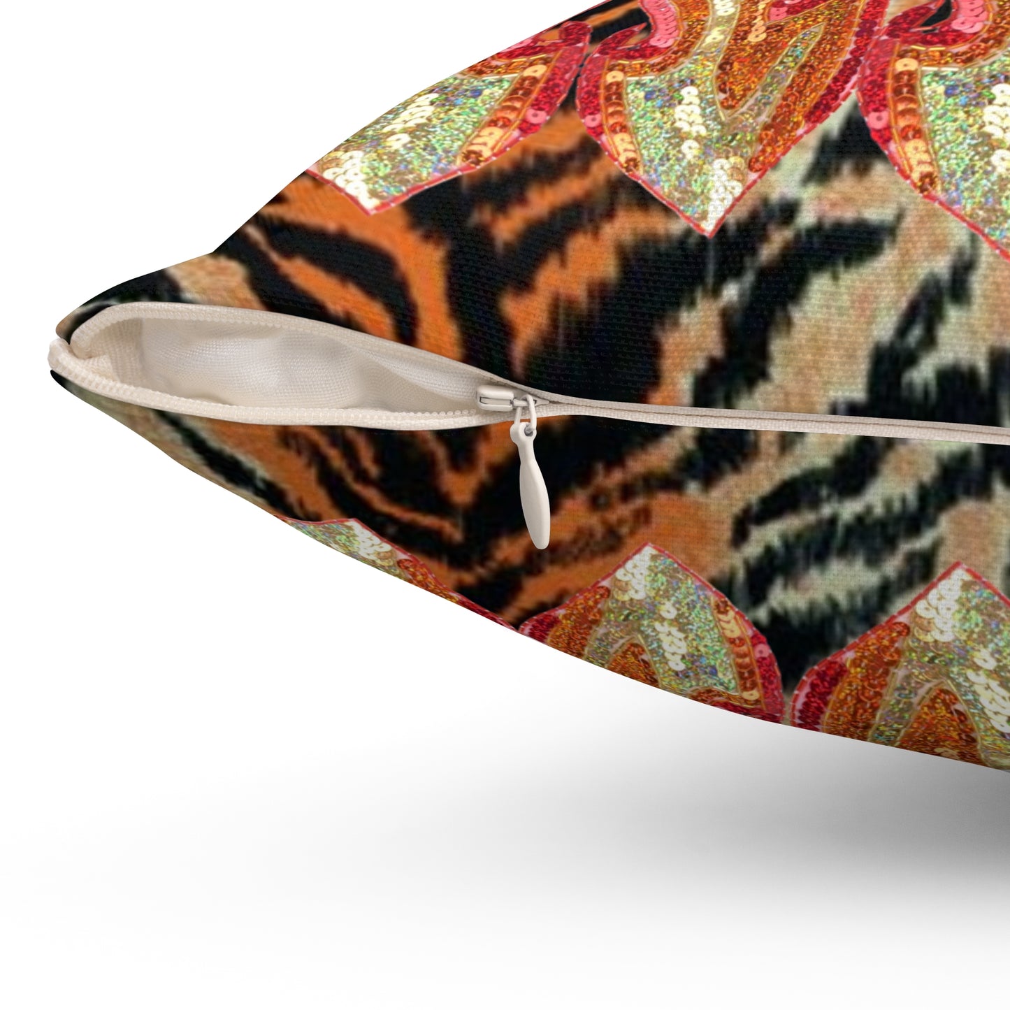 Flaming Tiger 3D Pillow