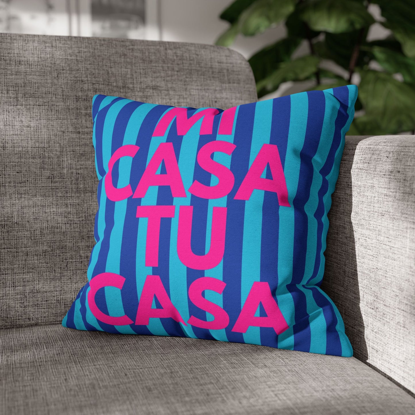 Mi Casa Tu Casa Pillow Cover