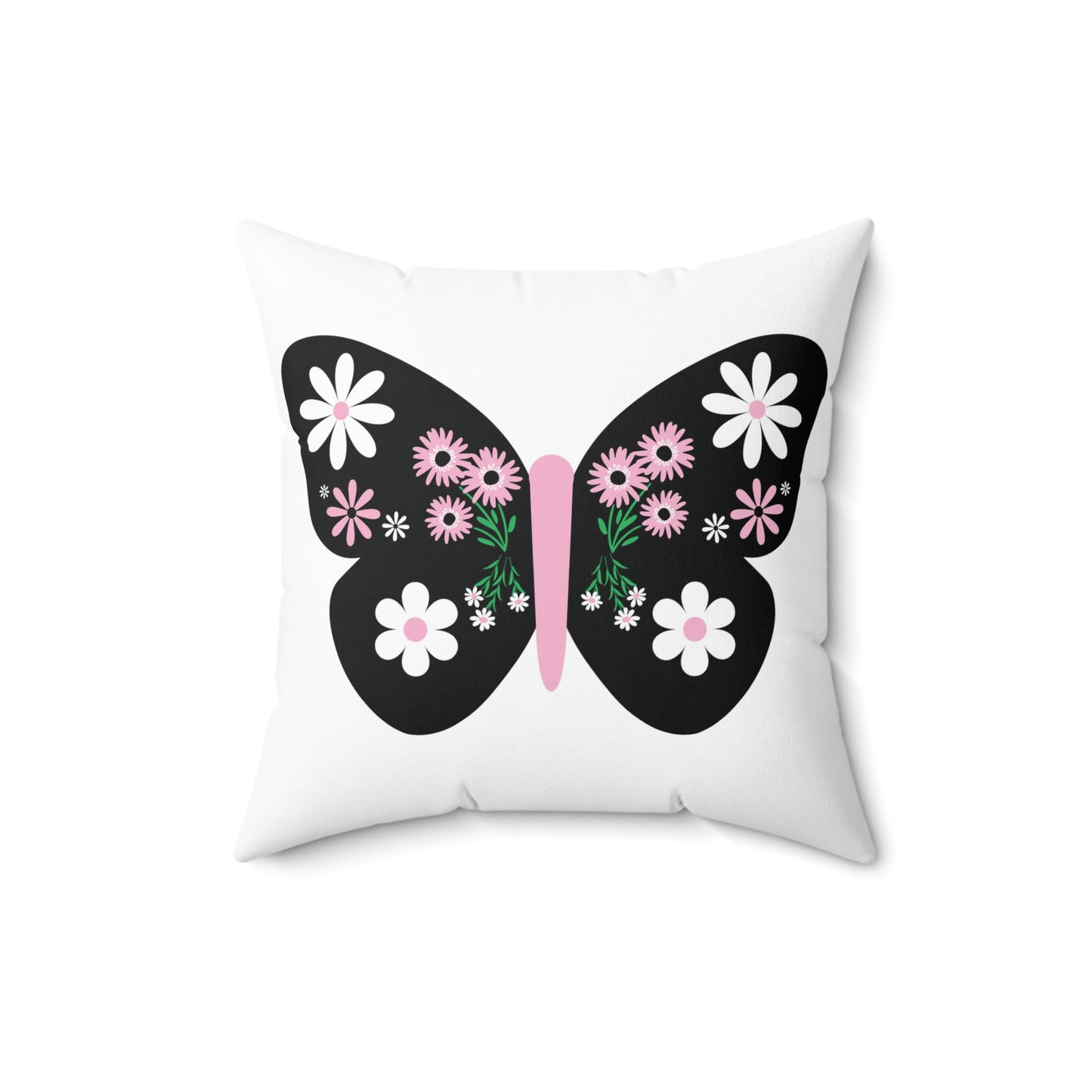 Black Butterfly Pillow