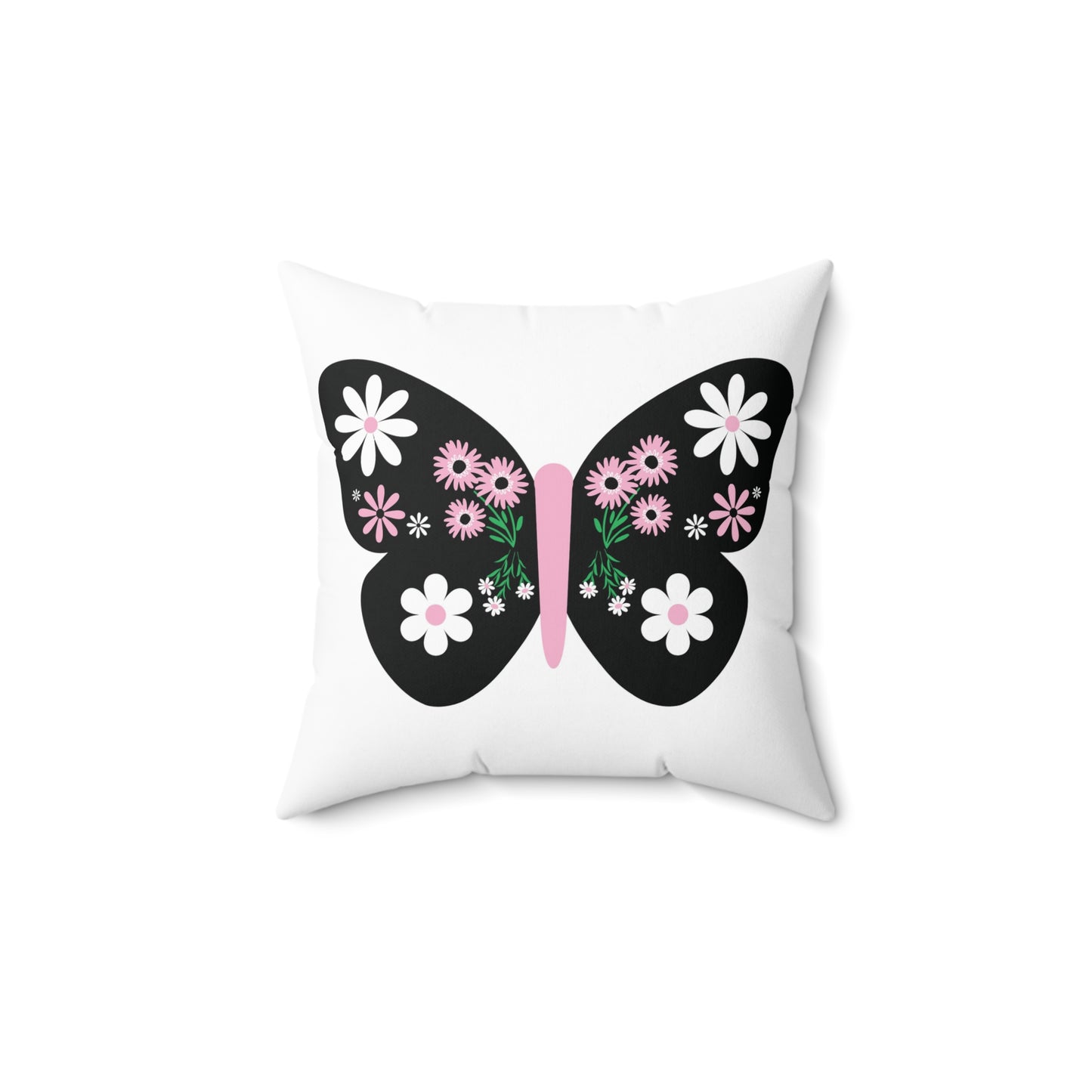 Black Butterfly Pillow