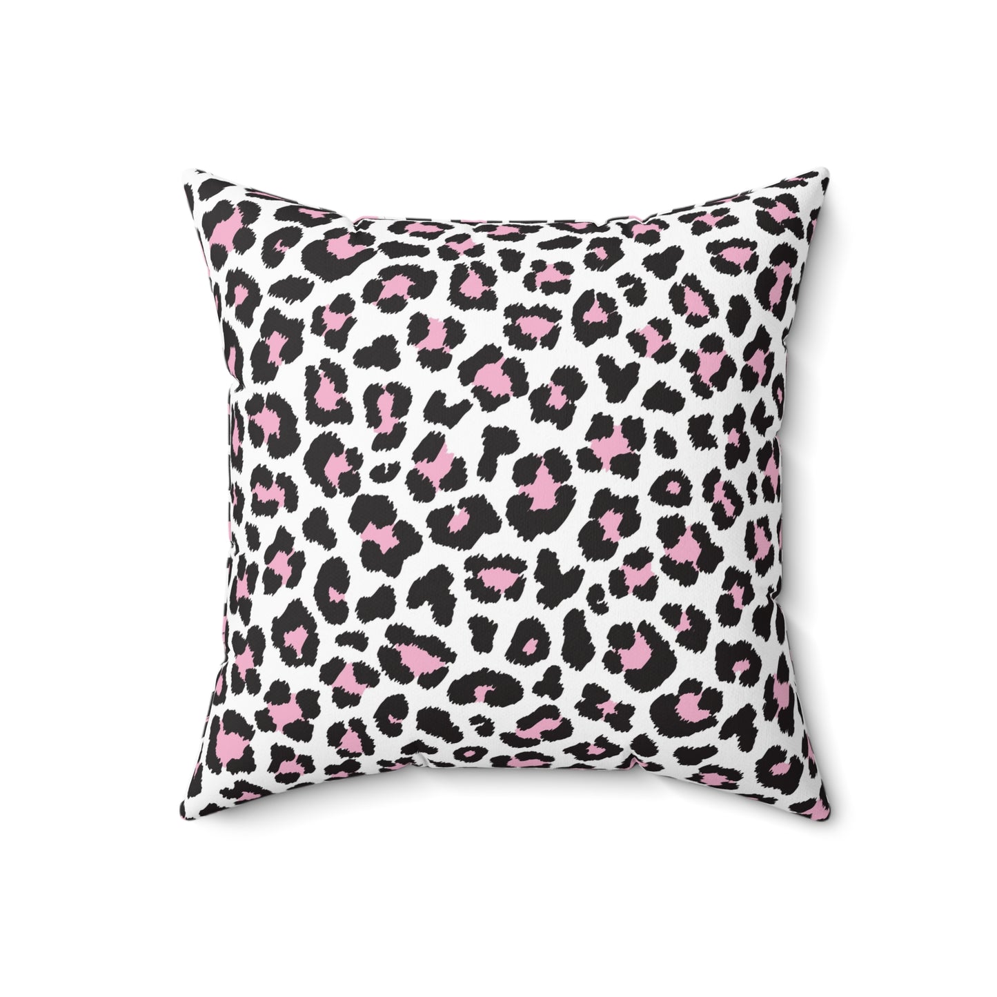 Two Sided Pink & Leopard Pillow