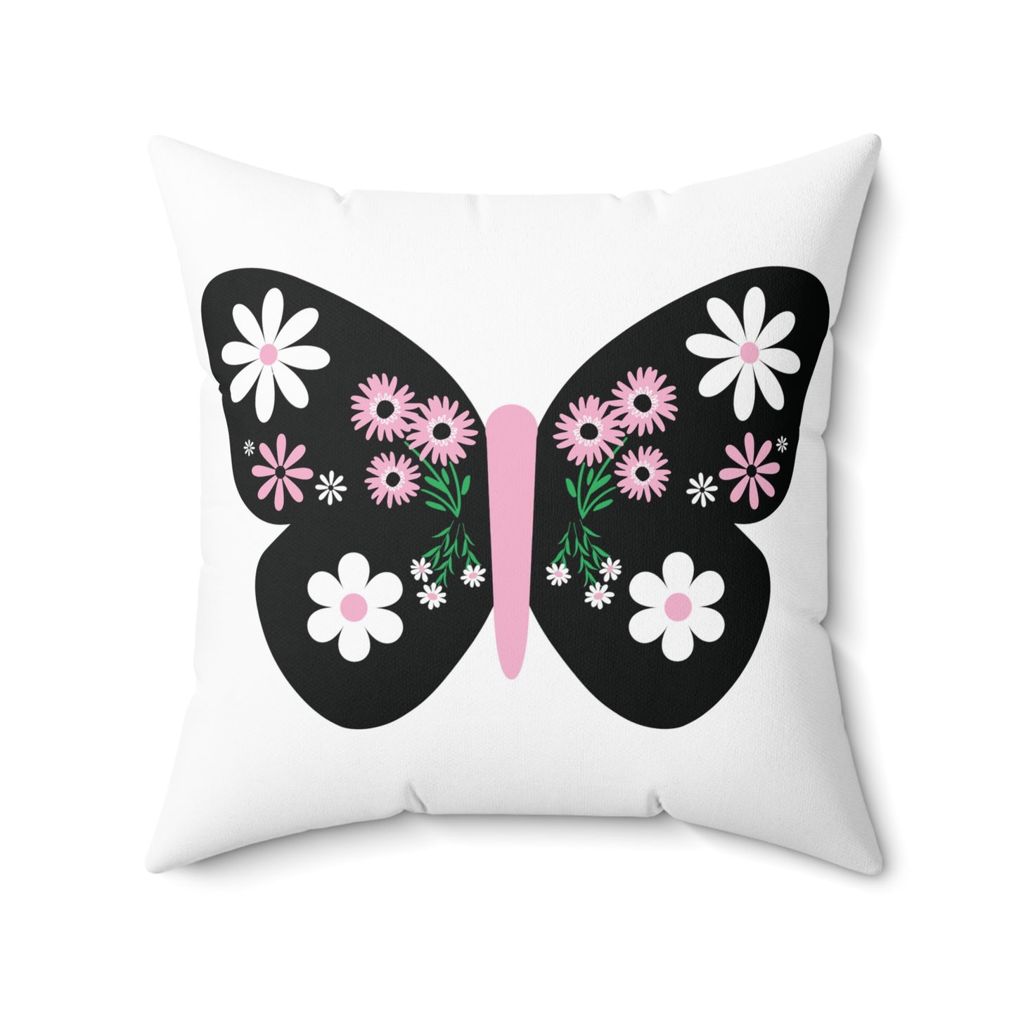 Black Butterfly Pillow