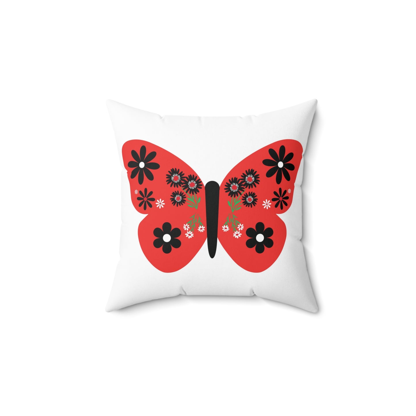 Red Butterfly Pillow