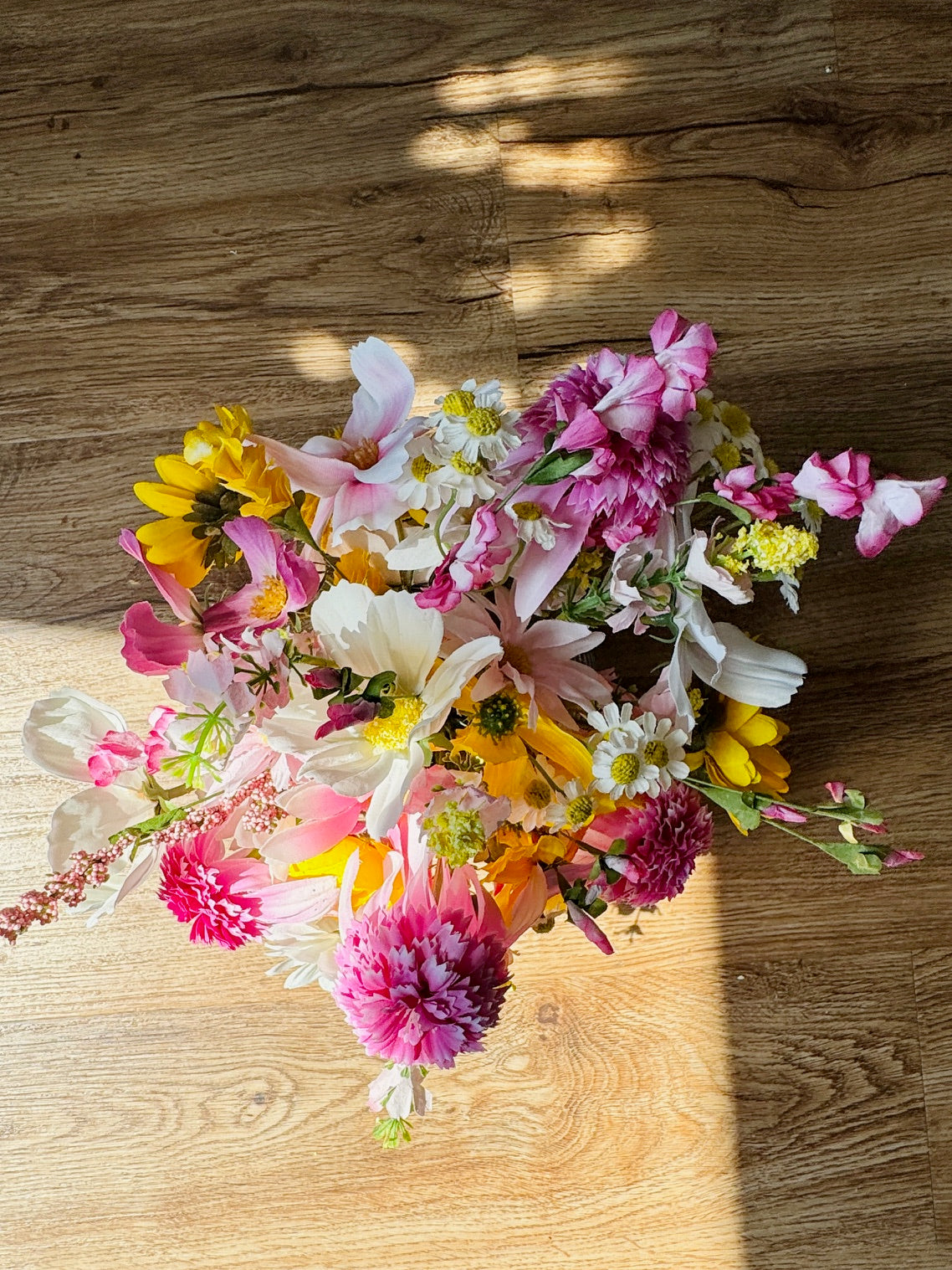The "Pretty in Pink" in Silver WILDflower Disco Ball Vase, Medium/5"