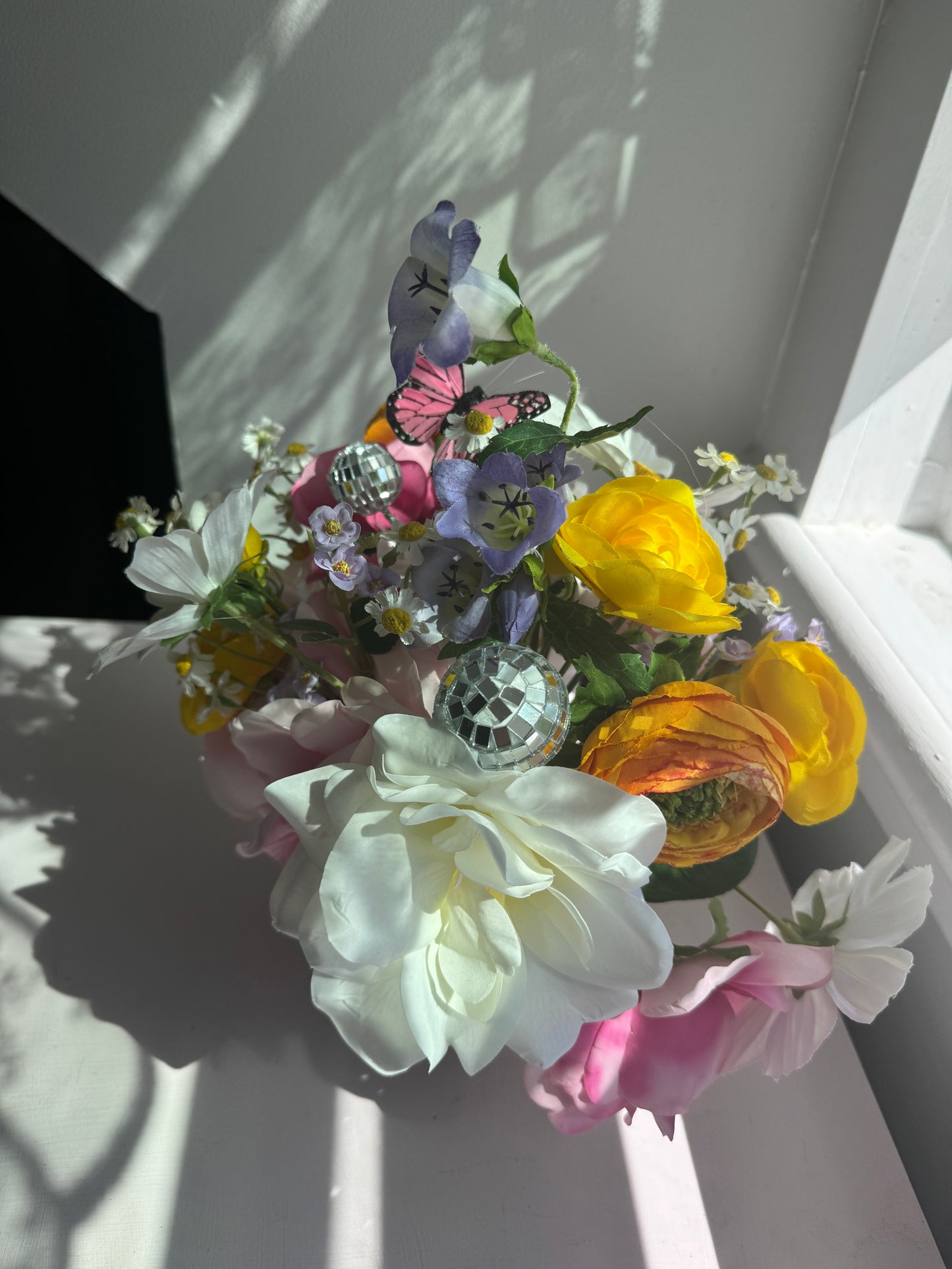 Spring Daydream - Large with Butterfly & Mini Disco Ball
