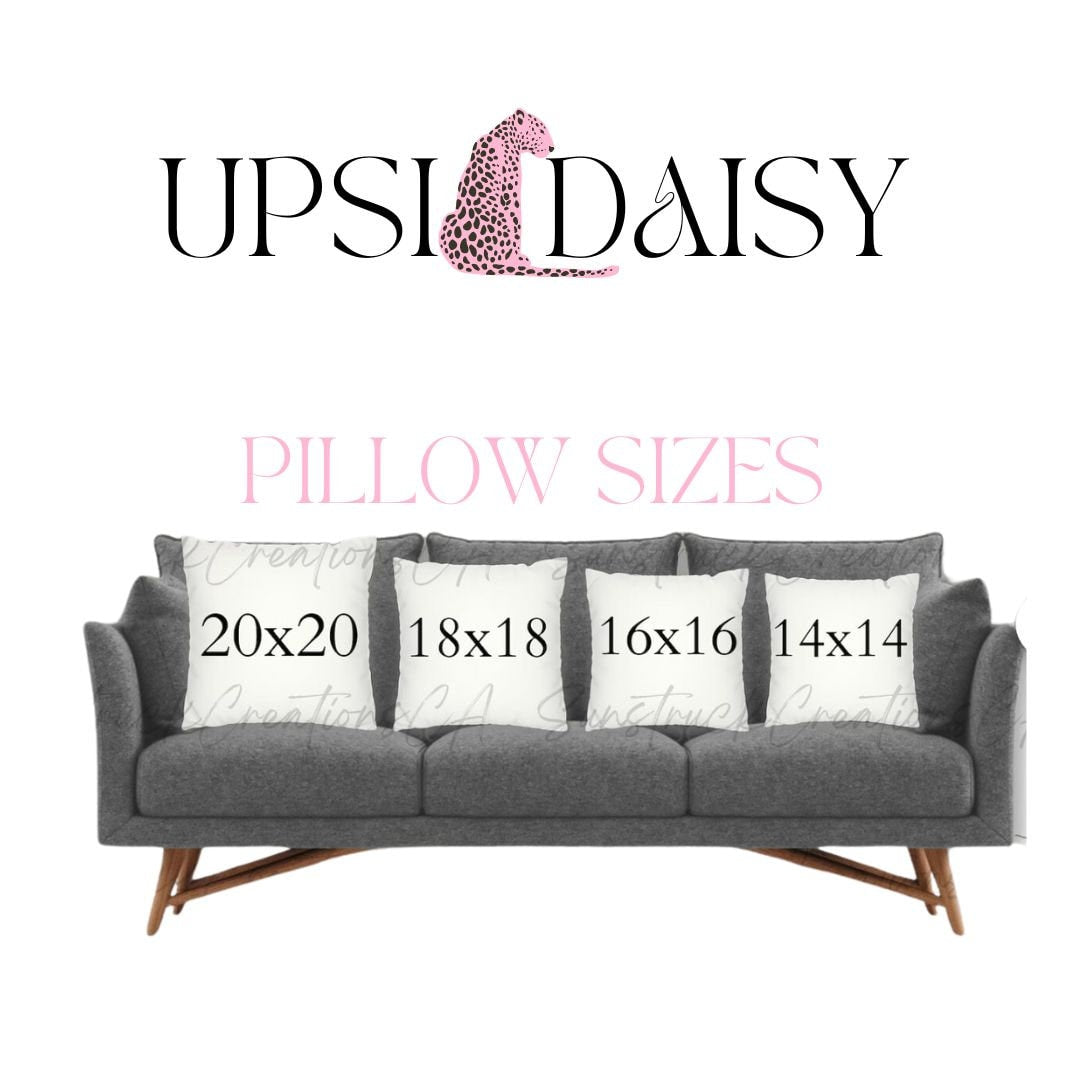 Bright Pink DAISY Mod Square Pillow