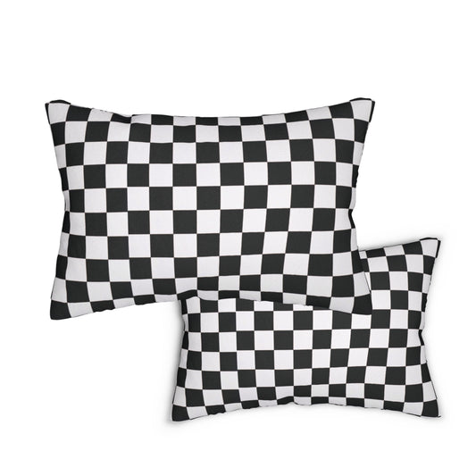 Checkered Black Pop Art Pillow